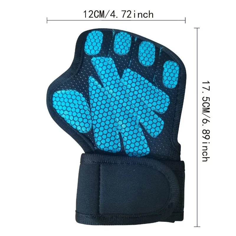 🎖️Weight Lifting Gloves with Built-in Wrist Support & Full Palm Protection