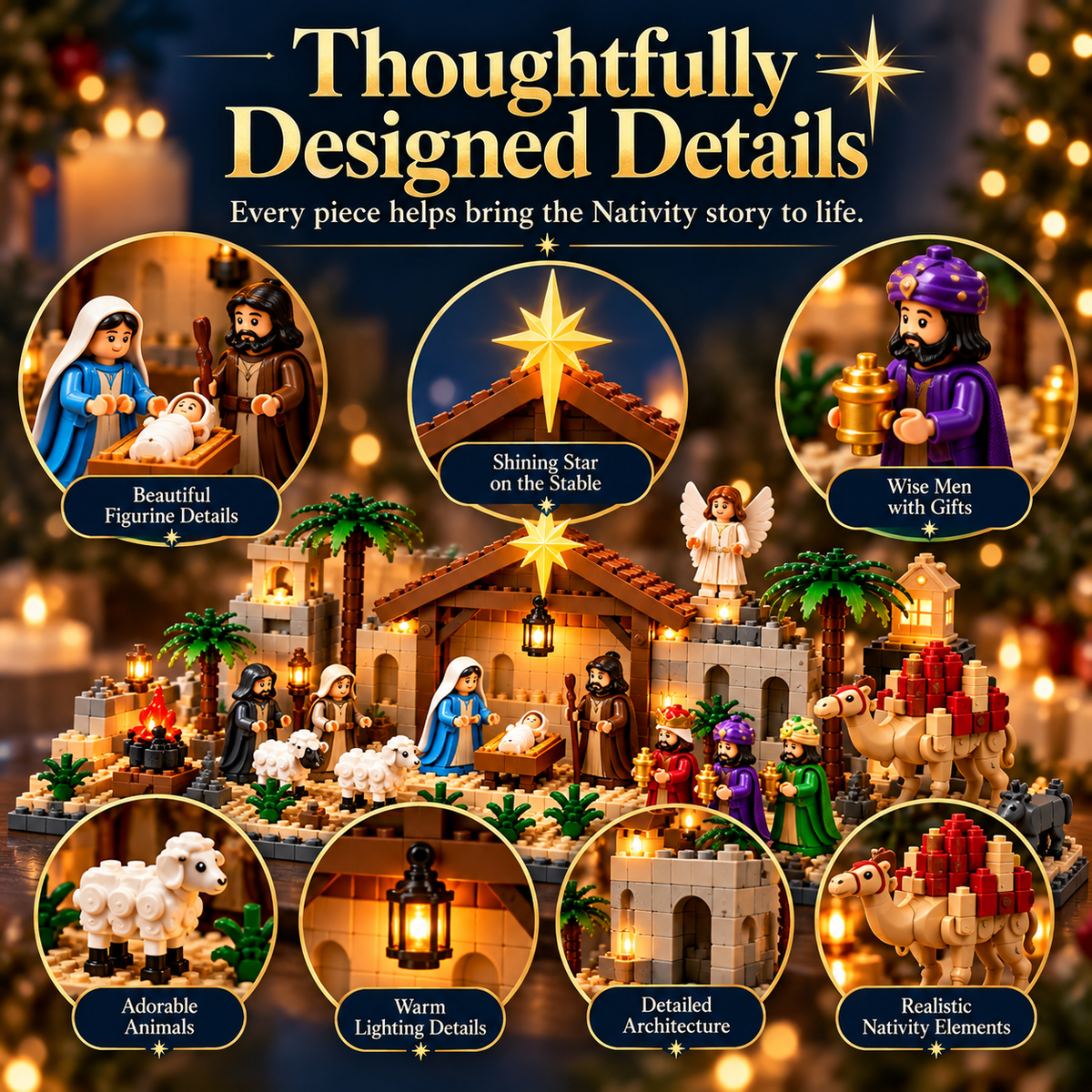 ✝️ 24-Day Nativity Building Advent Calendar