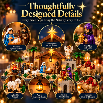 ✝️ 24-Day Nativity Building Advent Calendar