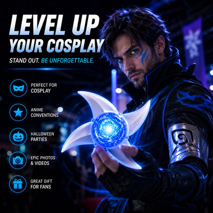 Spinning RGB Shuriken Light with 9 Lighting Effects