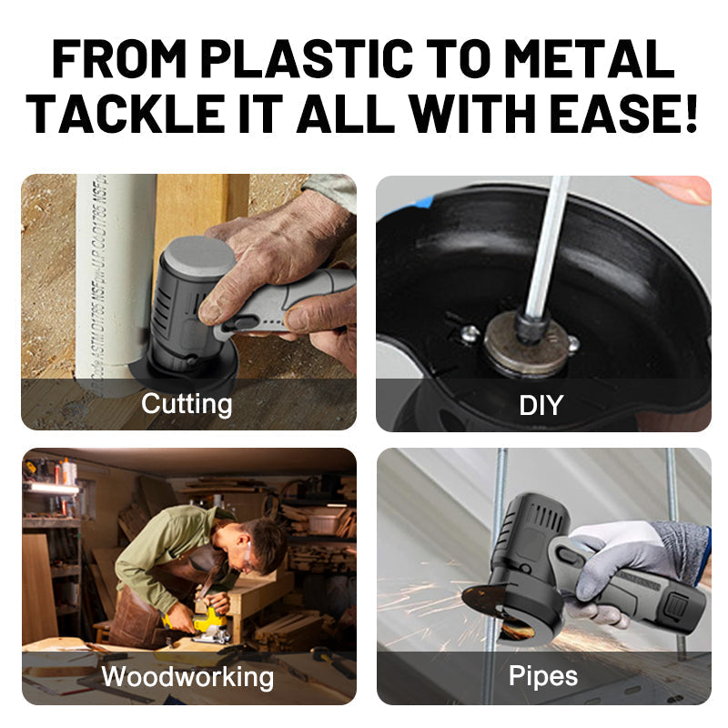 ⚙️Cordless Electric Angle Grinder – 3-in-1 Cutting, Grinding & Polishing Tool
