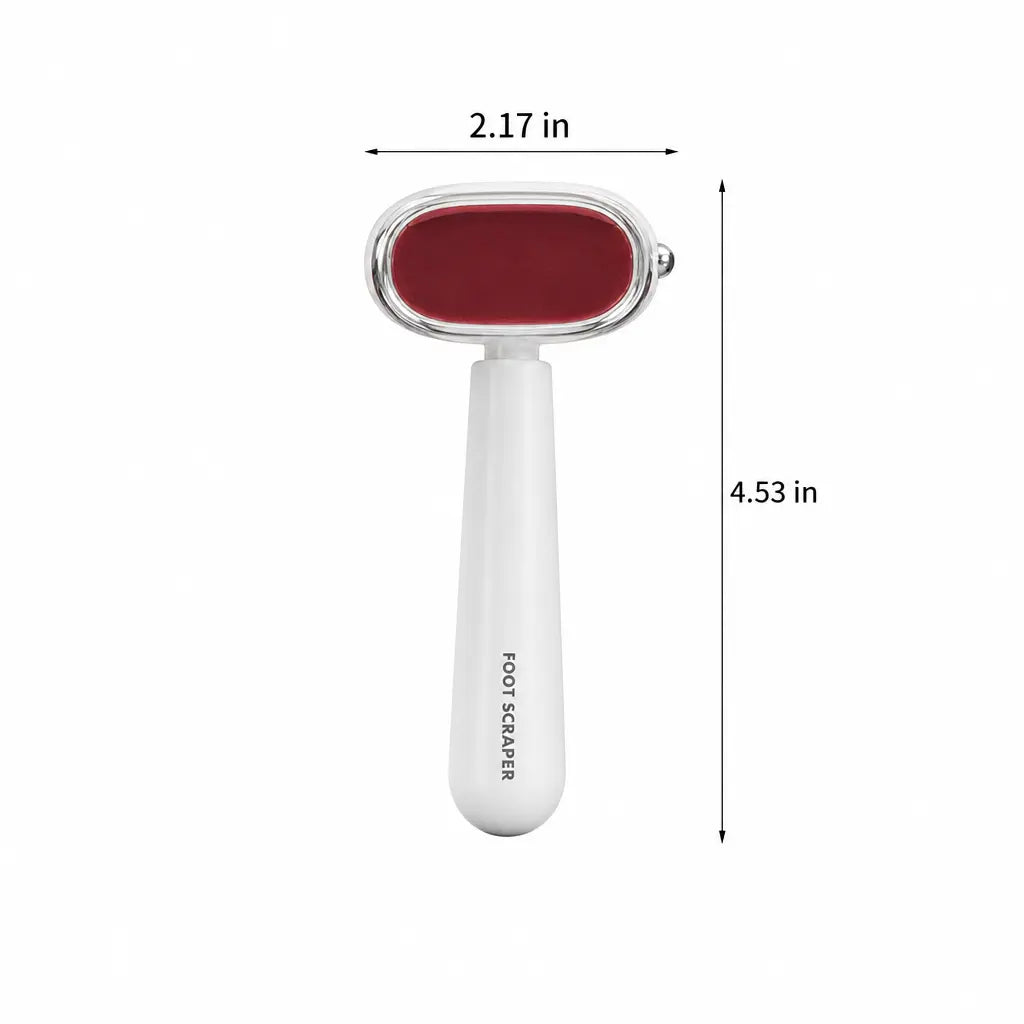🦶Dual‑Sided Foot Callus Remover, Replaceable Stainless Steel Blade Foot Scraper