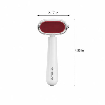 🦶Dual‑Sided Foot Callus Remover, Replaceable Stainless Steel Blade Foot Scraper