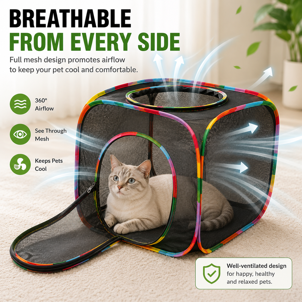 🐱The Cozy Foldable Hideaway Your Cat Will Love
