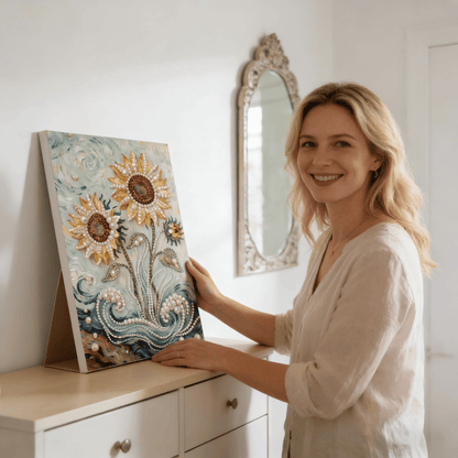 ⚡️Buy 2 Free Shipping🏰✨DIY Castle Pearl Painting Kit – Create Sparkling Wall Art at Home