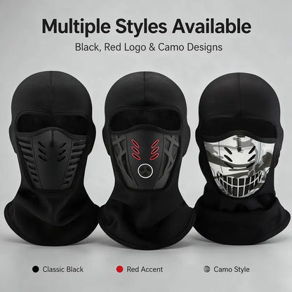🎗️🌸Unisex Fleece Full Face Balaclava Ski Mask - Windproof, Anti-Haze, Soft Sports & Outdoor Hat