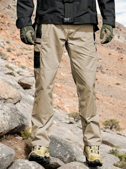 ⚡Hot Sales 49% OFF🔥Men's Solid Color Camouflage Printed Pocket Zipper Waterproof Tactical Work Pants