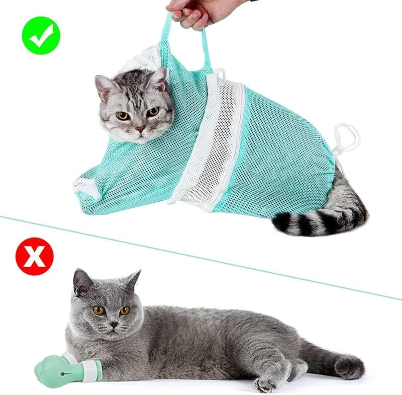 Hot Sale on Pet Supplies🐾🐶Cat Bathing & Grooming Bag – Adjustable, Breathable, Anti-Bite & Anti-Scratch Design