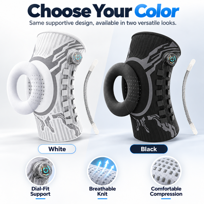 🔥🦵 360° Adjustable Knee Support Brace 💪✨ Dial-Fit Compression, Non-Slip Design & Breathable Comfort 🚶‍♀️🏃‍♂️ Stay Active with Confidence!