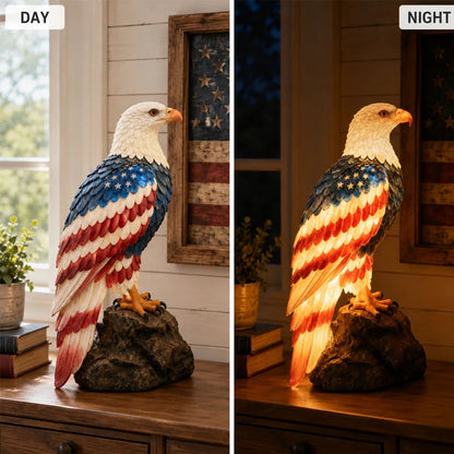 🇺🇸 250th Anniversary Patriotic Bald Eagle Lamp🦅