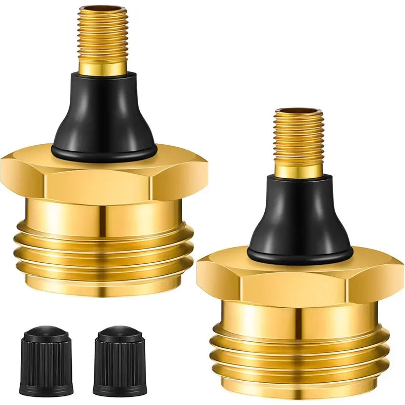 Brass RV water-line blow-out adapter product view