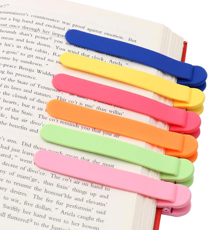 Automatic Silicone Smart Bookmark – Innovative Book Clip(6 pcs)