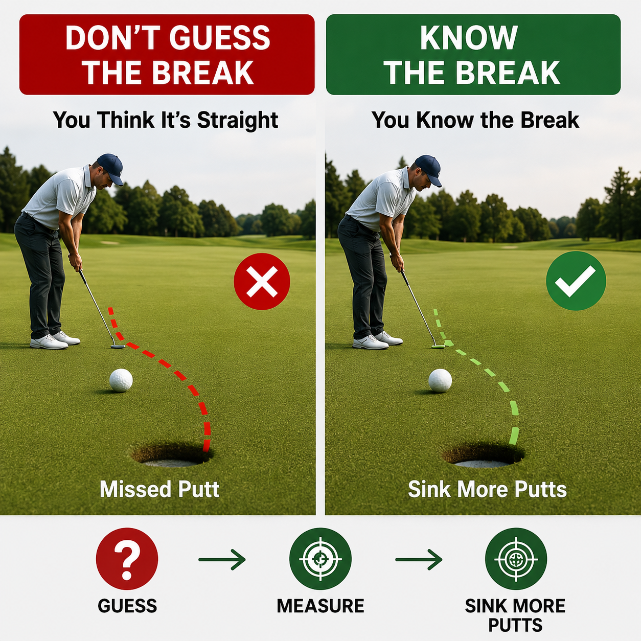 ⛳High-Precision Golf Green Reader – Portable Putting Slope Level Training Tool