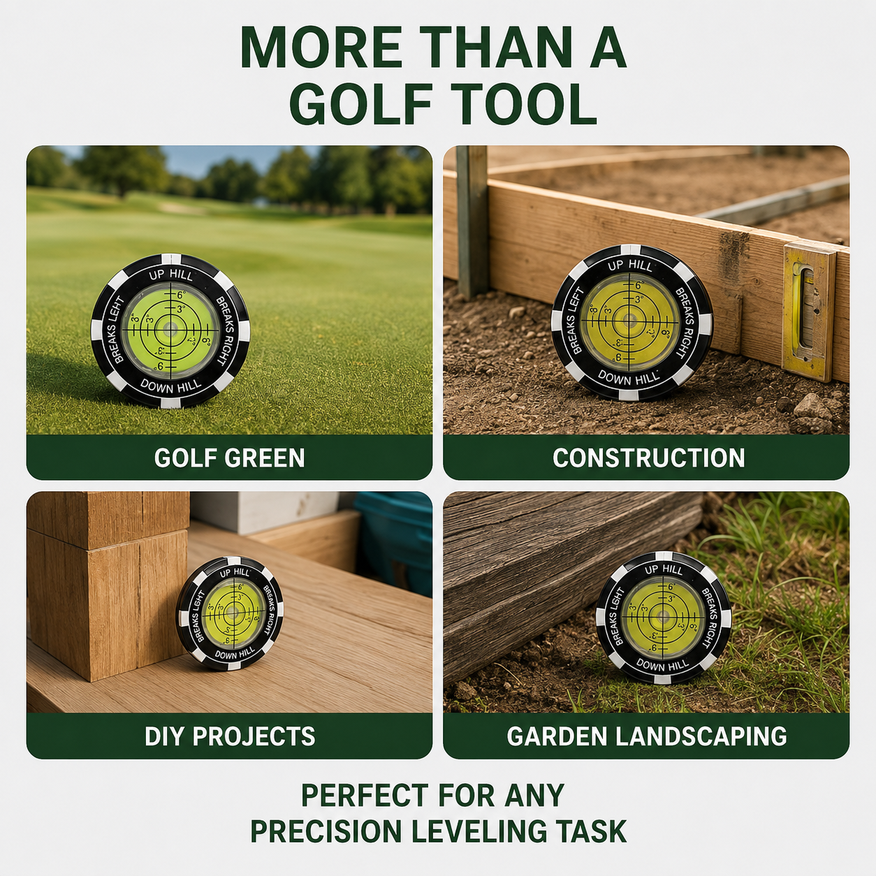 🏌️‍♂️High-Precision Golf Green Reader – Portable Putting Slope Level Training Tool