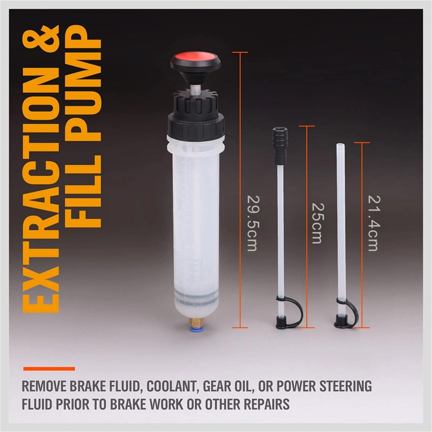 🛠️Professional Syringe Pump – Brake Fluid Extractor & Filler for Automotive