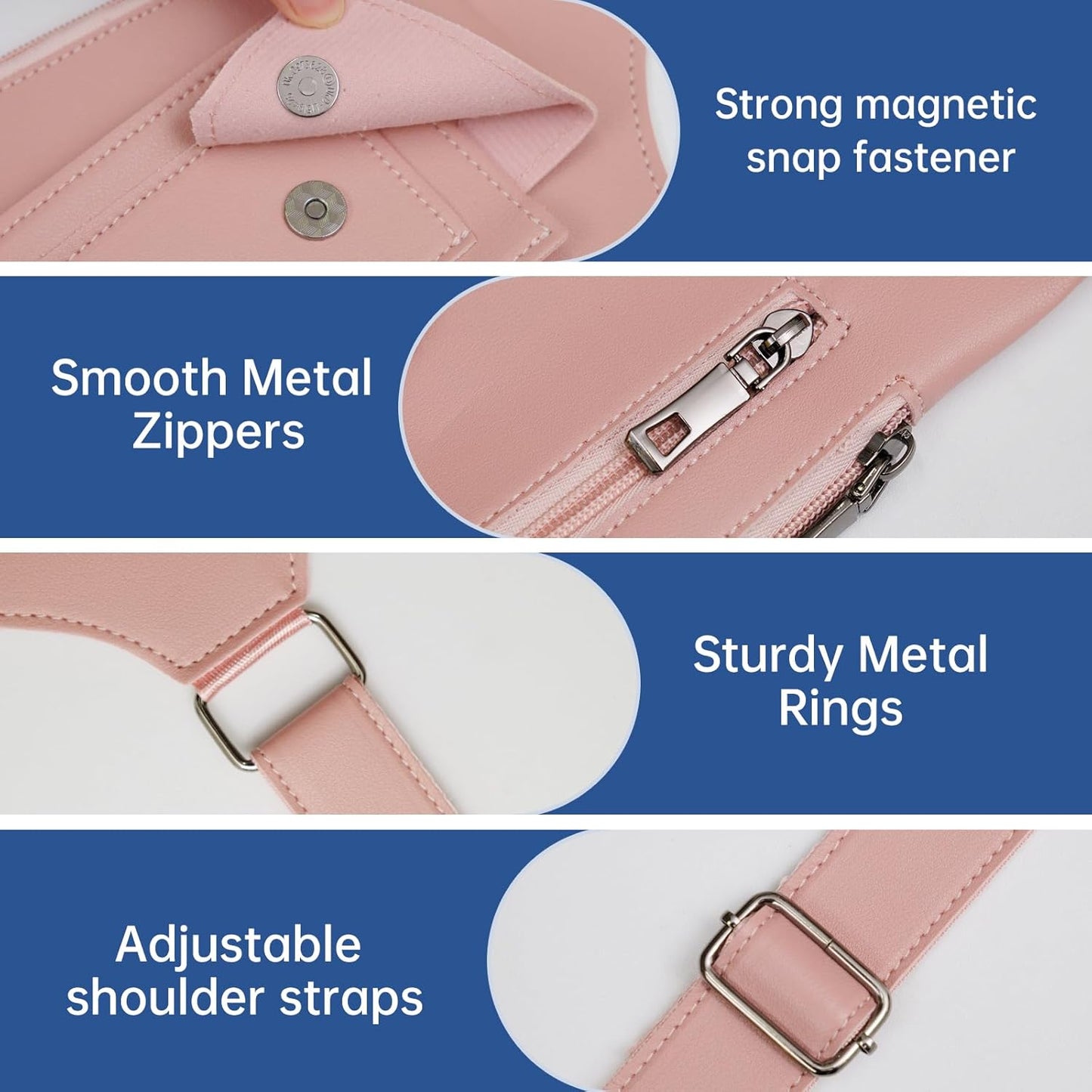 Hidden Double Shoulder Underarm Bag