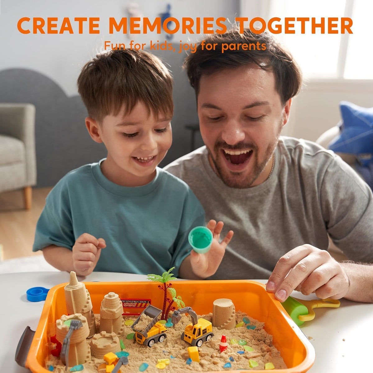 🔥HOT SALE🚜Sandbox with Lid Castle Building kit