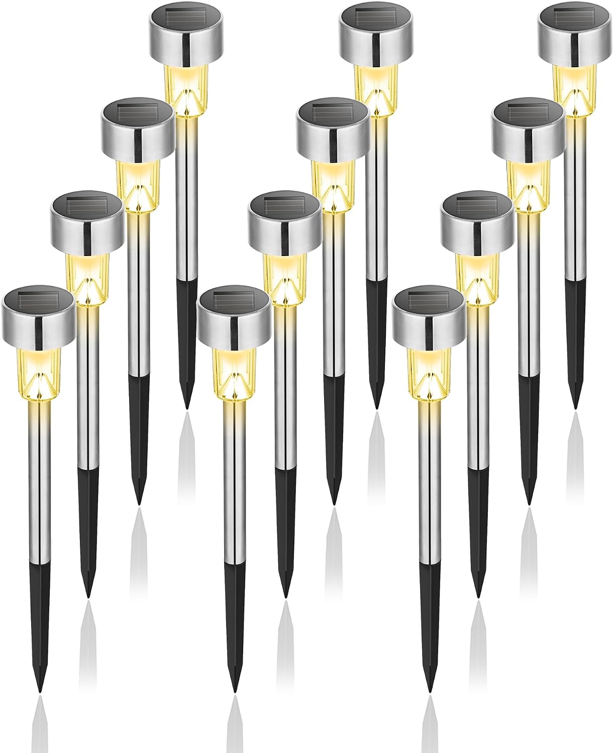 Solar Lights Outdoor Waterproof, LED Solar Garden Lights