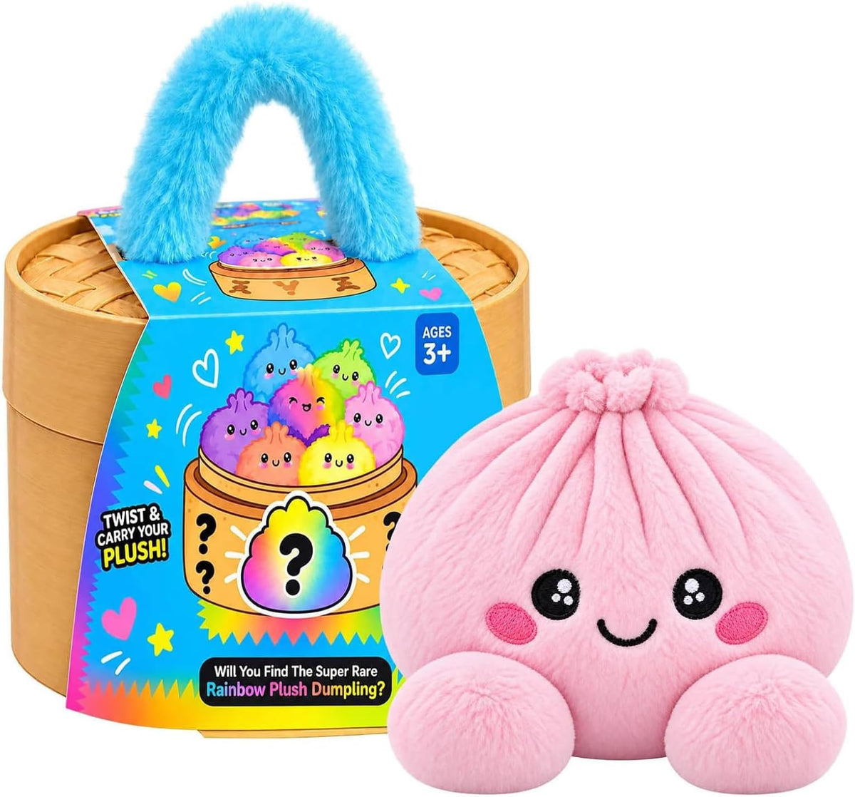 Mystery Dumpling Plush Surprise Basket – 13 Cute Collectible Styles