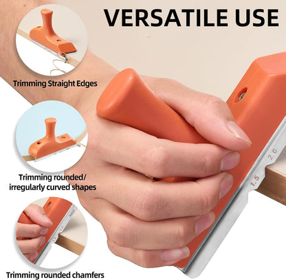 3-in-1 Edge Banding Trimmer – Straight, Curve & R1.5/R2 Chamfer Tool