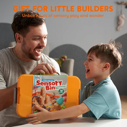 🔥HOT SALE🚜Sandbox with Lid Castle Building kit