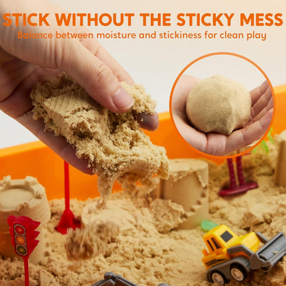 🔥HOT SALE🚜Sandbox with Lid Castle Building kit