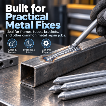 🔥Low-Temperature Flux-Core Metal Repair Rods – 6/12/24 Pack
