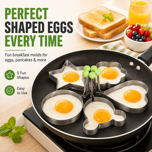 🍳Breakfast Egg & Pancake Mold-Cook Perfect Shapes Every Time