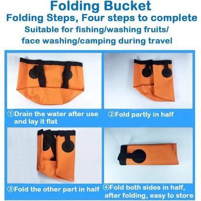 Multipurpose Foldable Outdoor Bucket