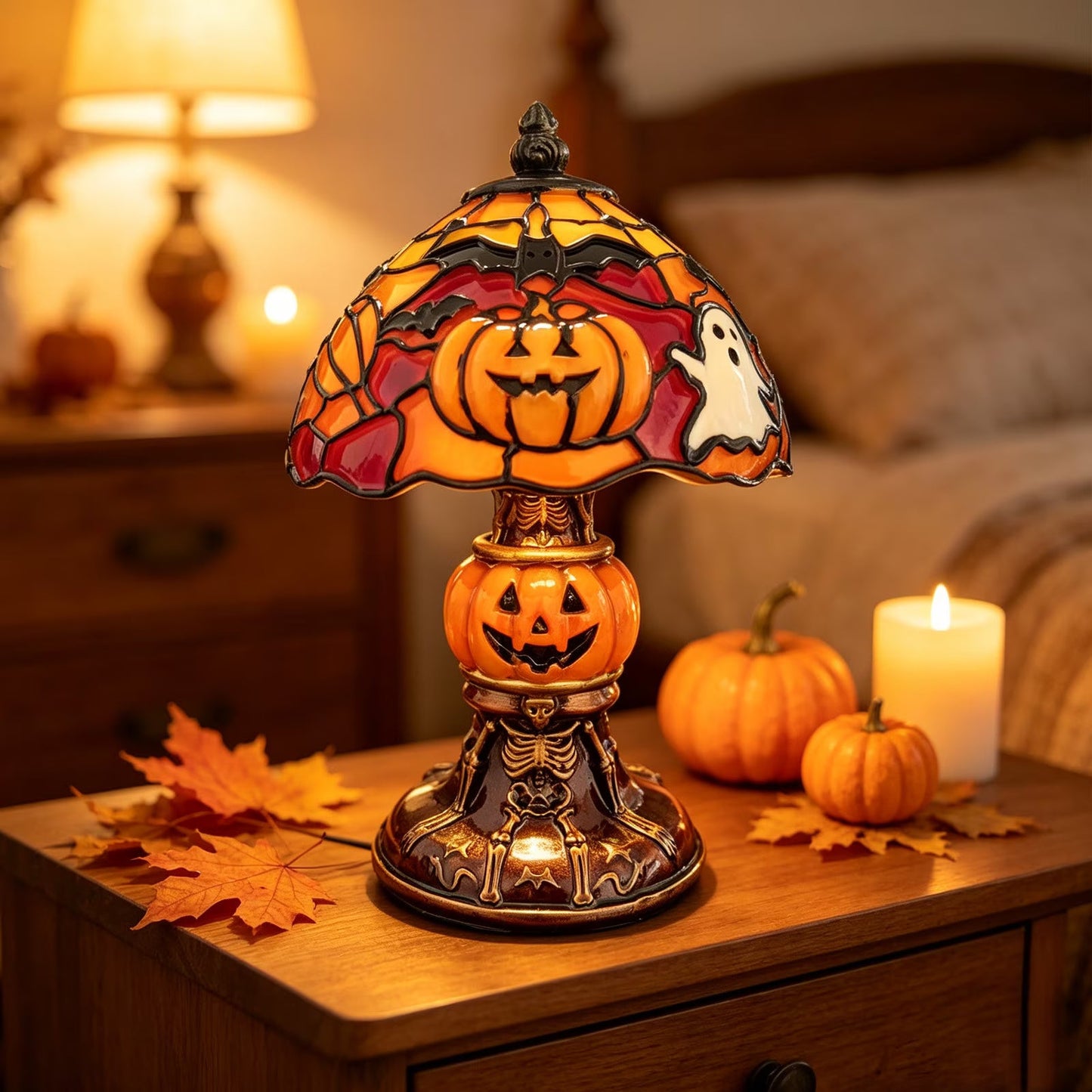 🎃Glowing Resin Pumpkin Night Light