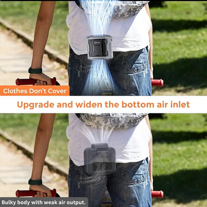 Rechargeable Handheld Portable Fan, 199-Speed Adjustable
