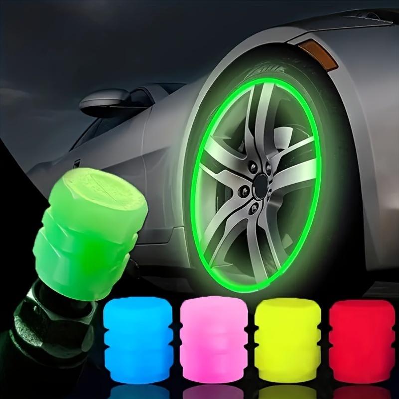 Universal Fluorescent Tire Valve Caps – Protect Valves & Upgrade Your Wheels