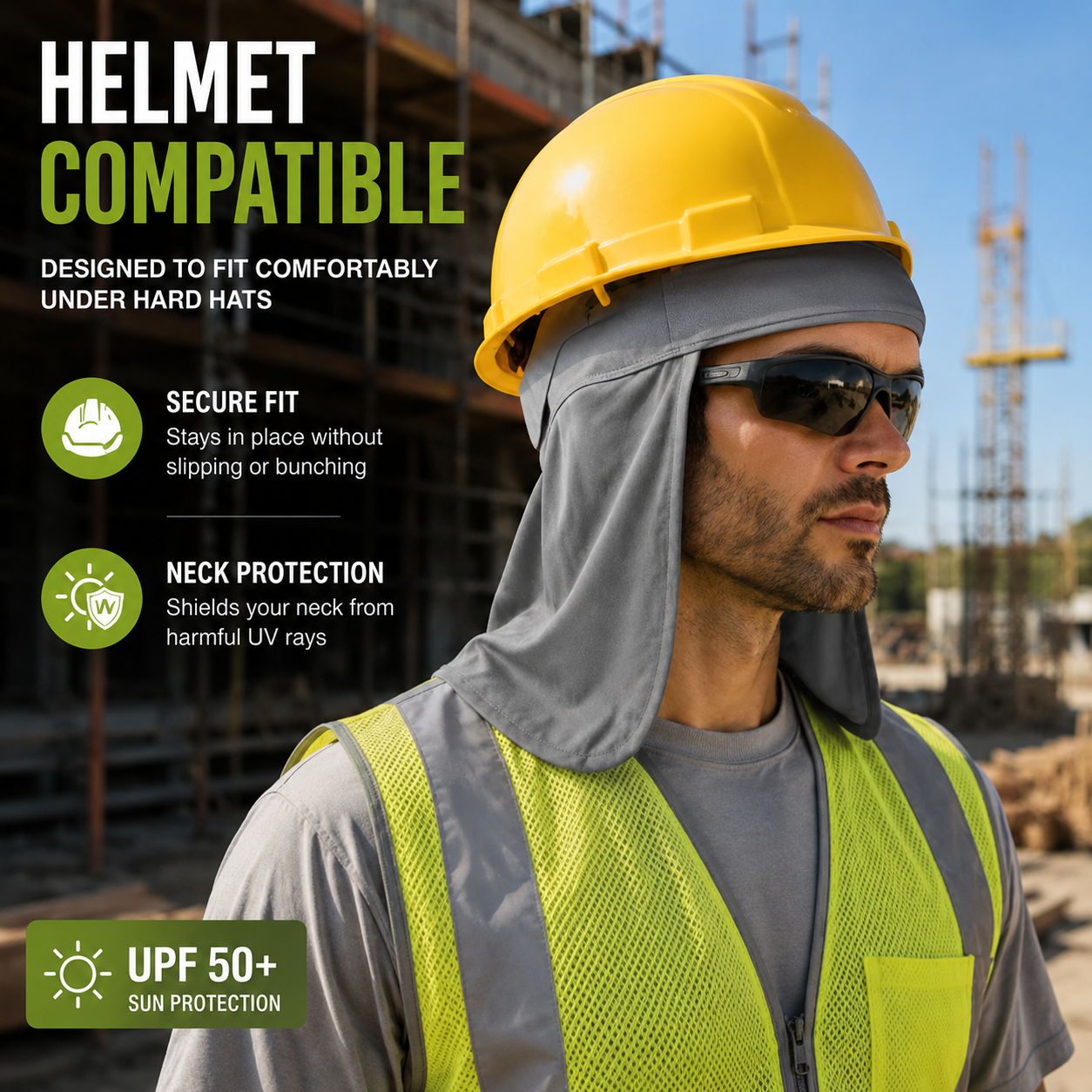 Cooling Skull Cap Elastic Hard Hat