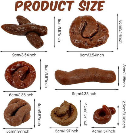 FYY 7-piece realistic fake poop prank set - product image 10