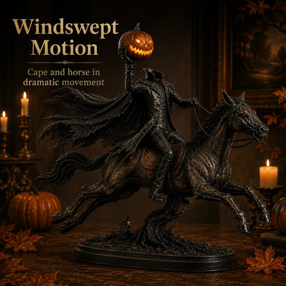 🎃🏇Midnight Chase Headless Horseman Statue(✨Same as the video)