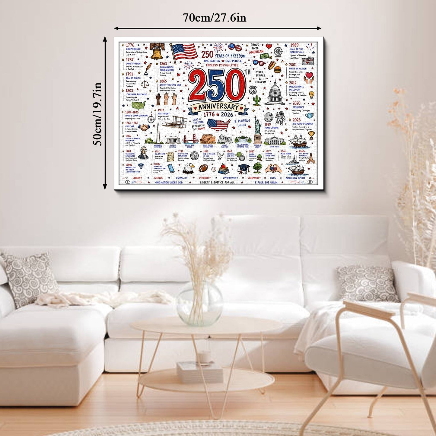 Patriotic America Jigsaw Puzzle 1000 Pieces