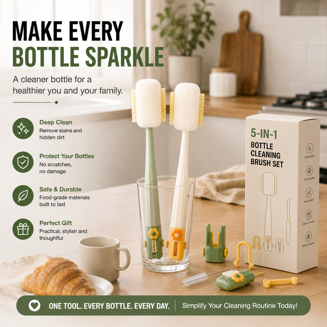 🏆5-in-1 Bottle Cleaning Brush Set