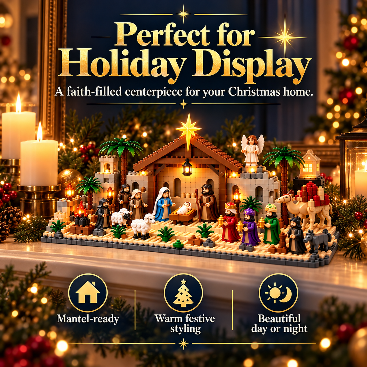 ✝️ 24-Day Nativity Building Advent Calendar