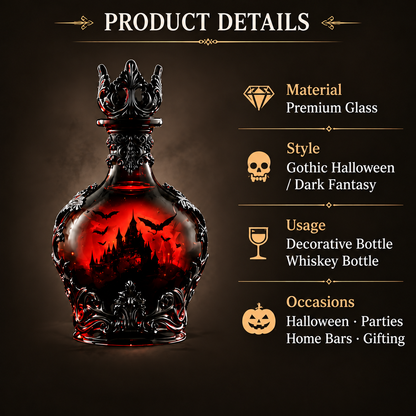 💥LAST DAY 50% OFF-🥃Halloween Potion-Style Whiskey Bottle