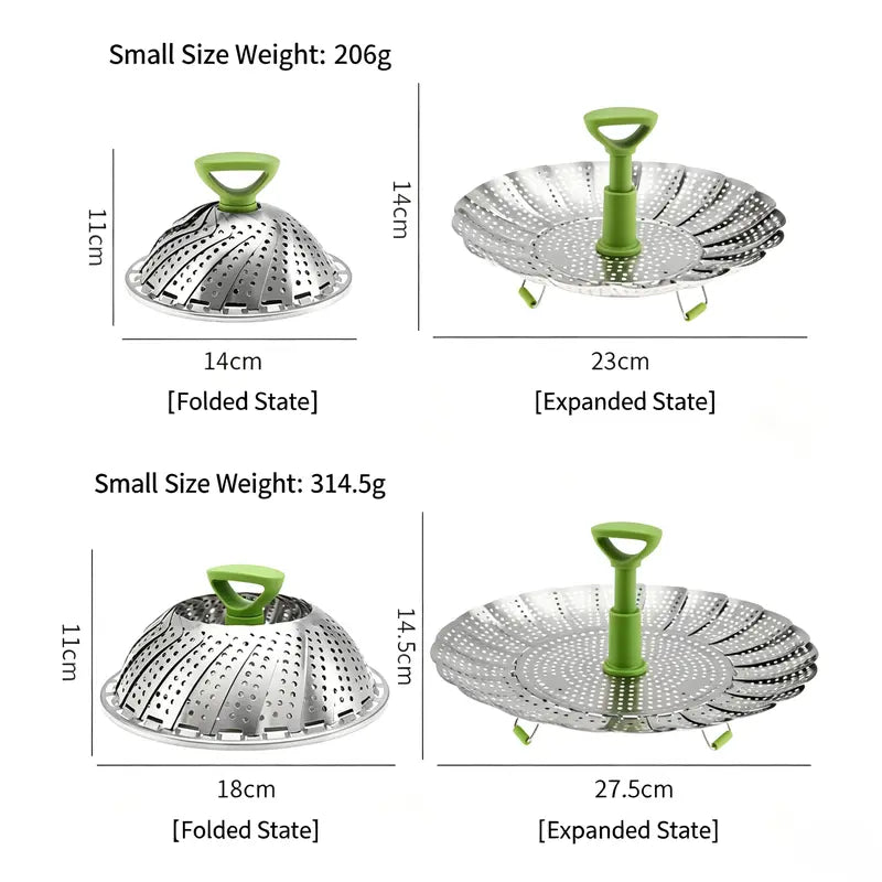 Expandable Steamer Basket – Turn Any Pot Into a Steamer
