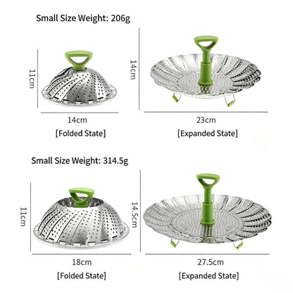 Expandable Steamer Basket – Turn Any Pot Into a Steamer