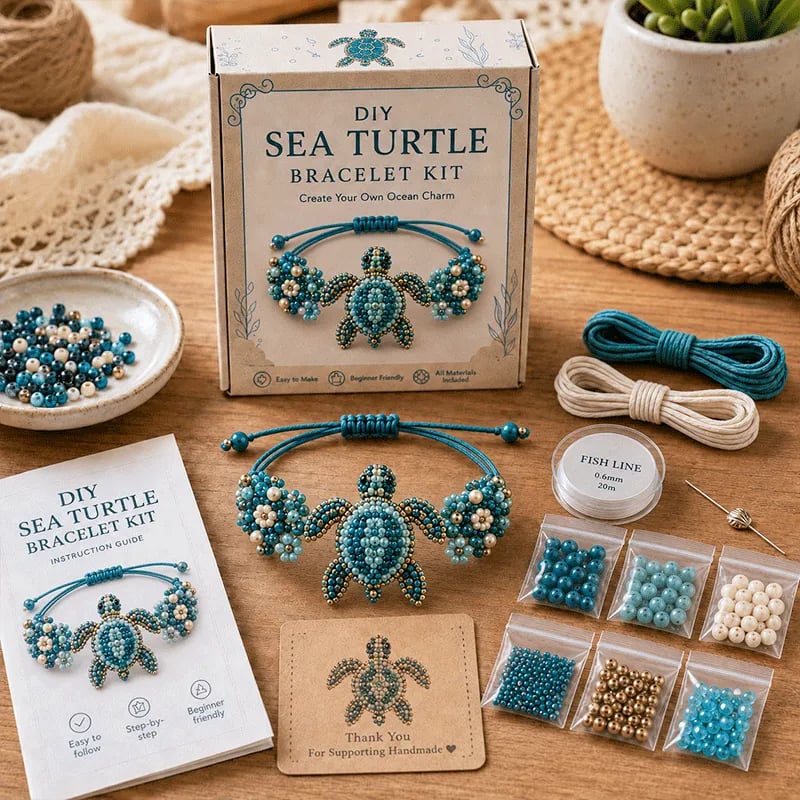 🔥50% Off Last Day - BUY 3 GET 1 FREE🐙DIY Beaded Bracelet Making Kit