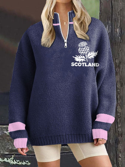 Women's Thistle Scottish Sweatshirt