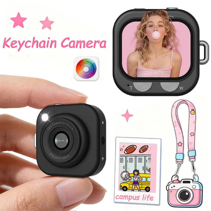 📷Mini Y2K Keychain Digital Camera – 64MP Retro Camera for Travel & Gifting
