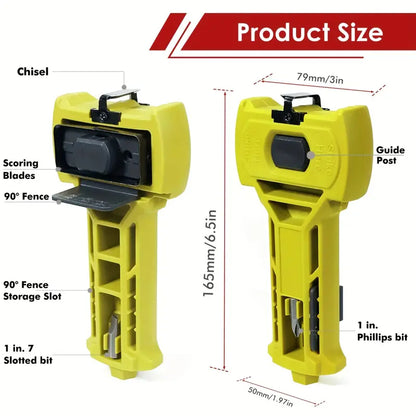 🔨 Door Latch Installation Kit – Precision Mortise Tool for Fast & Accurate Door Lock Installation