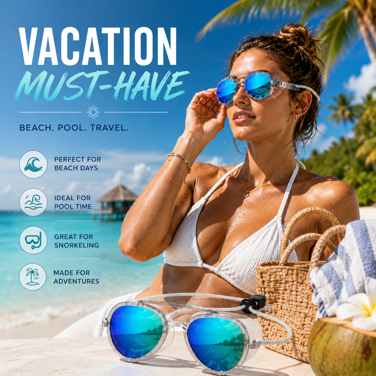Water-Gloss Shade Wavy Lenses
