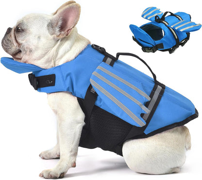 🐶Dog Life Jacket, High Buoyancy Wings Pet Life Vest with Extra Chin Float🔥