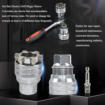 🔥Multi-Function Universal Socket Wrench Tool-Father's Day Gifts