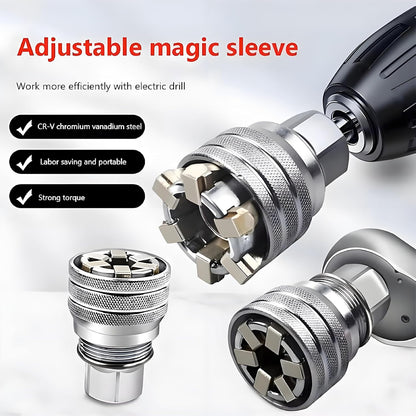 🔥Multi-Function Universal Socket Wrench Tool-Father's Day Gifts