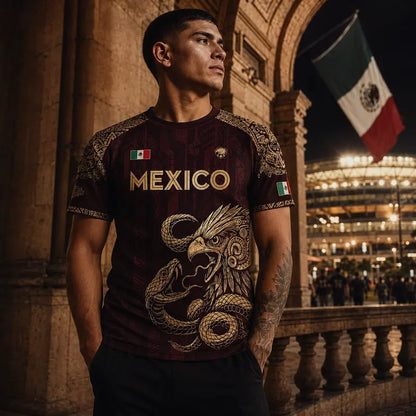 Mexico Heritage Eagle Jersey | Premium Aztec Performance Shirt S-5XL